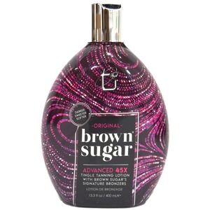 Brown Sugar Original Advanced 45X Tingle Tanning Lotion with Bronzers 13.5oz